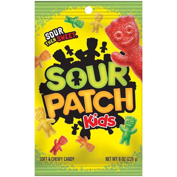 Niños Agrios Sour Patch Caramelos Surtidos 8oz - MOZ06161