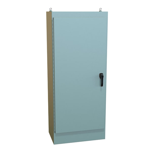 Hammond Steel Electrical Enclosures, 72.06 in H, 18.06 in D, 30.06 in W, NEMA 12, Hinged - 1418X18