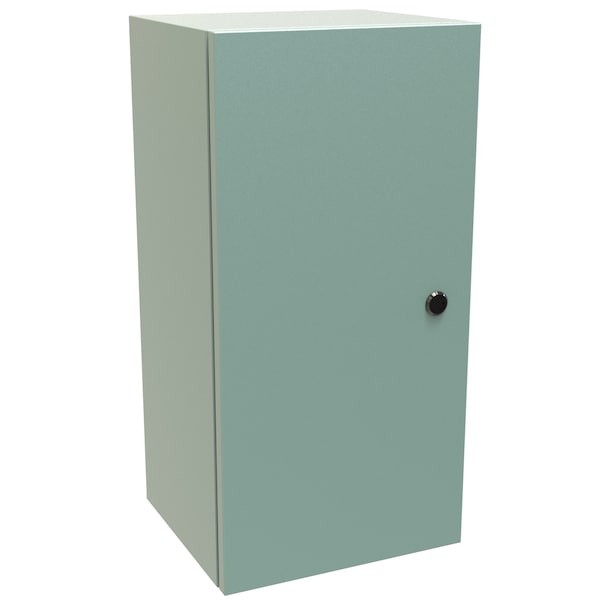 Hammond Steel Electrical Enclosures, 24 in H, 10 in D, 12 in W, NEMA 4, Hinged - EN4SD241210GY