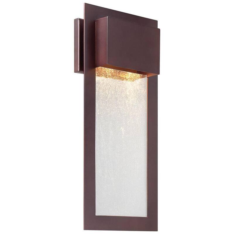 Los grandes espacios al aire libre de Minka Lavery Westgate - Montaje de pared exterior en bronce alder de 2 luces - 72383-246.