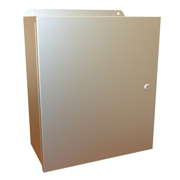 Hammond 316 Stainless Steel Electrical Enclosures, 14 in H, 6 in D, 12 in W, NEMA 4X, Hinged - EJ14126S16