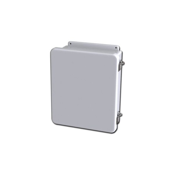 Saginaw Control & Engineering Fiberglass Reinforced Polyester Electrical Enclosures, 13.41 in H, 5.21 in D, 11.43 in W, Hinged - SCE-12105CHQRFG