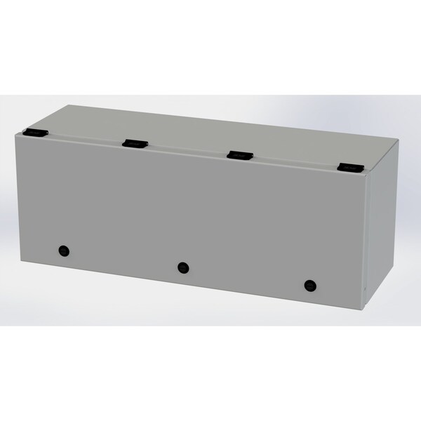 Saginaw Control & Engineering Carbon Steel Electrical Enclosures, 9 in H, 8 in D, 24 in W, NEMA 3R, 4, 12, 13, Hinged - SCE-L9248ELJ