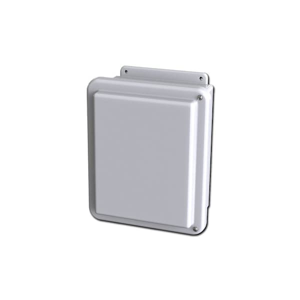 Saginaw Control & Engineering Fiberglass Reinforced Polyester Electrical Enclosures, 11.38 in H, 5.08 in D, 9.38 in W, Hinged - SCE-10086FG