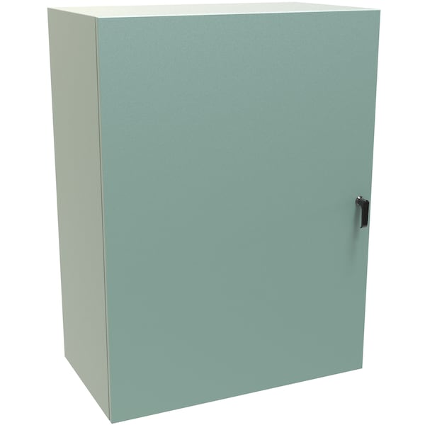 Hammond Steel Electrical Enclosures, 48 in H, 20 in D, 36 in W, NEMA 4, Hinged - EN4SD483620GY