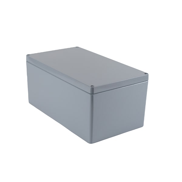 Hammond Aluminum Electrical Enclosures, 15-3/4 in H, 7.09 in D, 9.06 in W, Screw On - 1590Z250GY