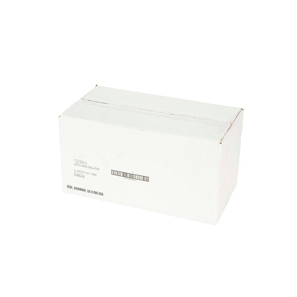 Compañero de chefs Gelatina Roja de Fresa/Cereza/Frambuesa Roja Surtida, 24 oz., Paquete de 12 - 53633