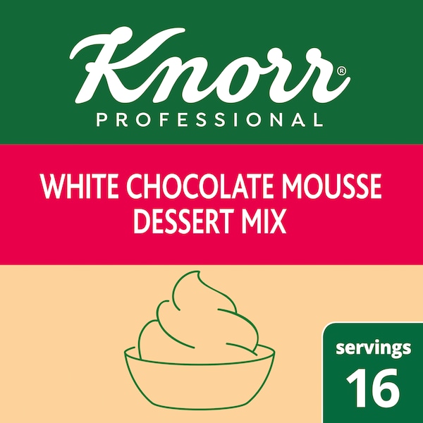 Knorr Knorr Mousse de Chocolate Blanco 7.312 oz., paquete de 10 - 4800192023