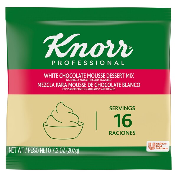 Knorr Knorr Mousse de Chocolate Blanco 7.312 oz., paquete de 10 - 4800192023