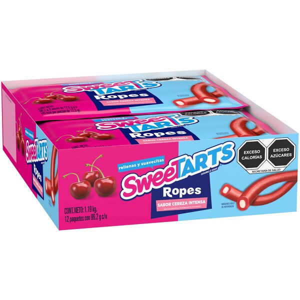 Nestle Sweetart Cherry Punch Rope 3.5 oz., PK48 - 00079200556662U traducido al español es:
Nestle Sweetart Cuerda de Cereza con Punch 3.5 oz., PK48 - 00079200556662U