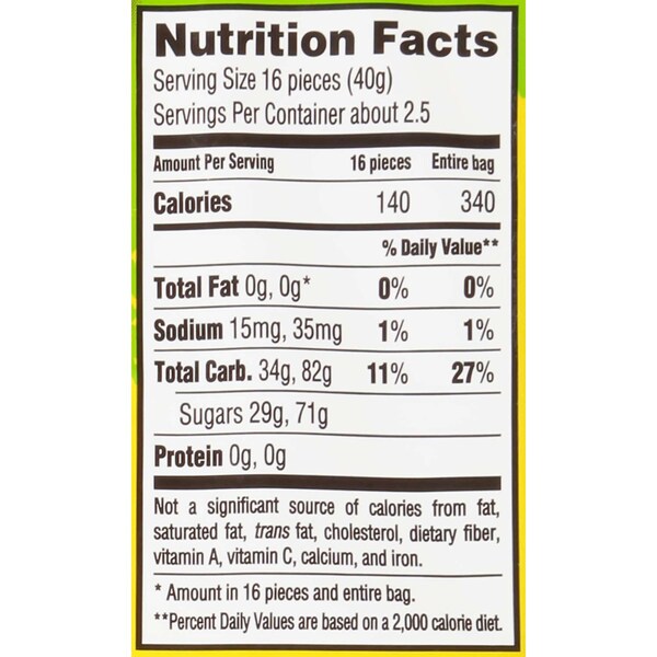 Caramelo Suave Sin Grasa Sour Patch Kids en Bolsas de 3.4 oz, Paquete de 144 - 205