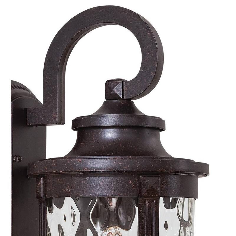 El gran aire libre por Minka Lavery Merrimack 1-Light Corona Bronze Outdoor Wall Lantern Sconce - 8762-166
