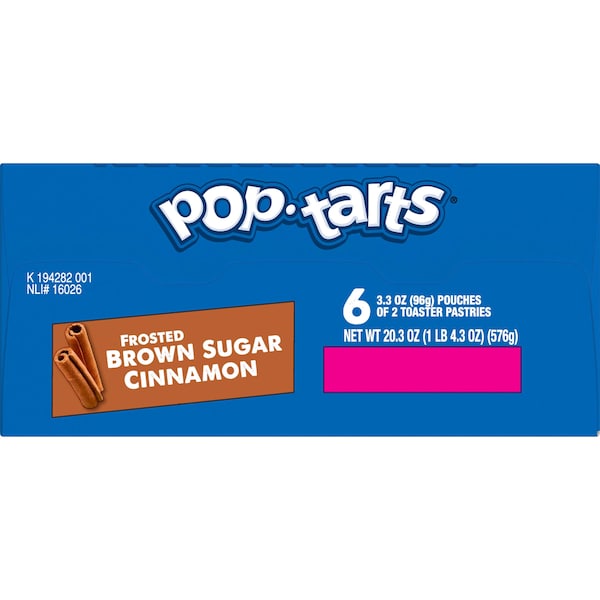 Kelloggs Frosted Exhibidor Abierto y Plegable de Hojaldre de Canela y Azúcar Morena, 2 Unidades, PK72 - 3800022406
