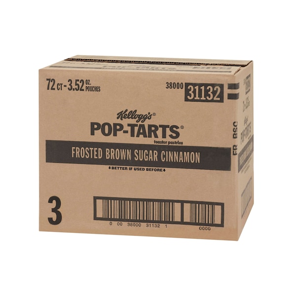 Kelloggs Frosted Exhibidor Abierto y Plegable de Hojaldre de Canela y Azúcar Morena, 2 Unidades, PK72 - 3800022406