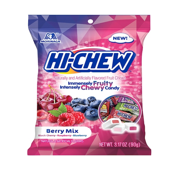 Hi-Chew Morinaga Hi-Chew Berrys Mix Caramelo Masticable 3.17 oz - 55560