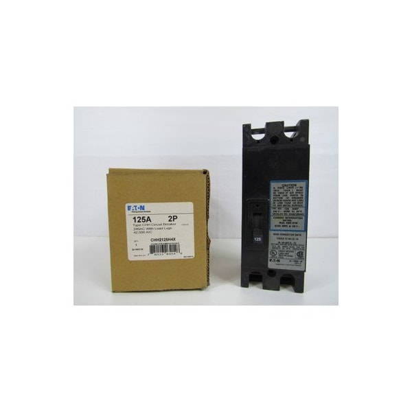 Eaton Molded Case Breakers MCCBs CHH 2P 125A 240V 50/60Hz 1Ph - CHH2125H4X