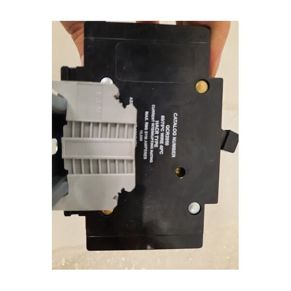 Eaton Miniature Circuit Breakers MCBs Custom DIN Rail Assembly 2P 50/60Hz 1Ph - XBCRA33