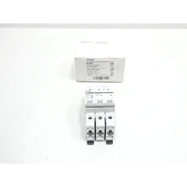 Fmx 3P 32A AMP 480V-AC MINIATURE CIRCUIT BREAKER - L40-3P-D32