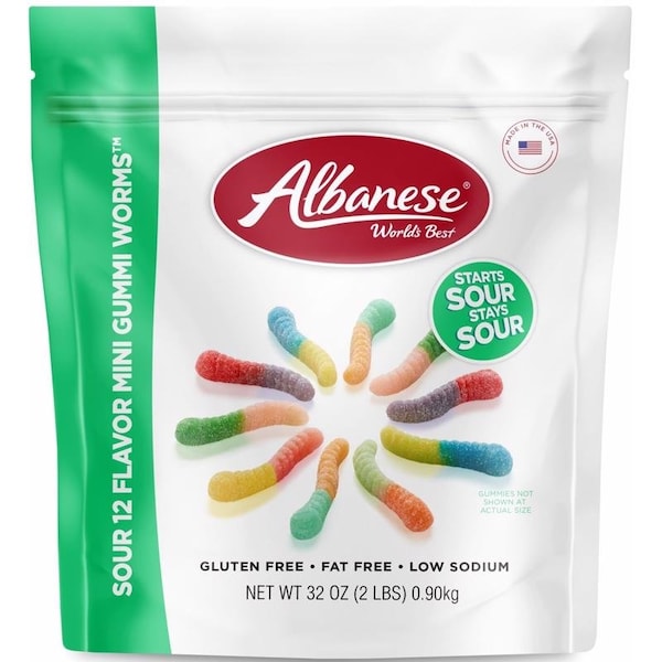 GOMITAS DE GOMA ALBANESE DE MEJOR CALIDAD DEL MUNDO SURTIDAS 32OZ - 53339