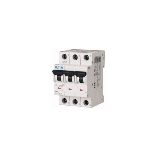Eaton Miniature Circuit Breakers MCBs FAZ 3P 20A 277V 50/60Hz 3Ph - FAZ-Z20/3