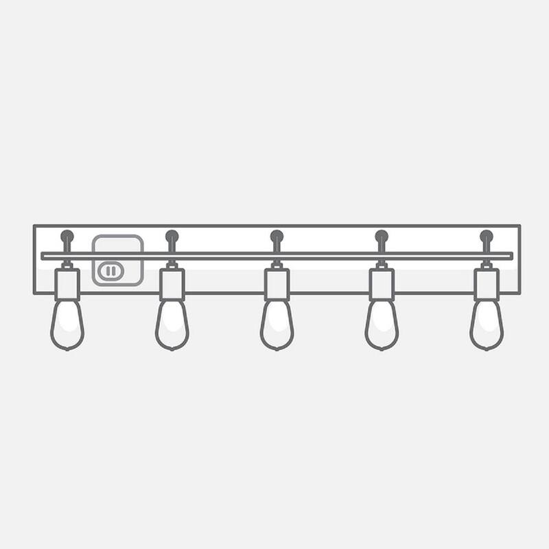 Lámpara de pared grande para exteriores con dos luces en bronce antiguo y tecnología LED, marca Generation Lighting Testa (paquete de 1) - 8757793S-71