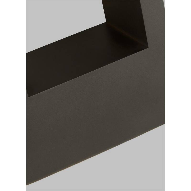 Lámpara de pared grande para exteriores con dos luces en bronce antiguo y tecnología LED, marca Generation Lighting Testa (paquete de 1) - 8757793S-71