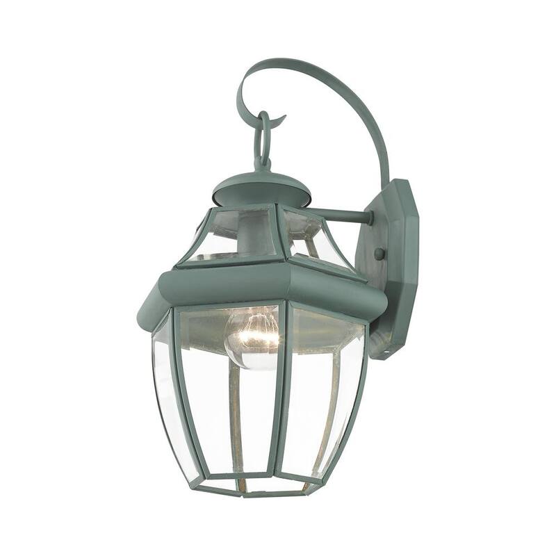 AVIANCE LIGHTING Linterna de Pared Exterior Dura Aston 14 pulgadas con Acabado Verdigris de 1 Luz y conexión Fija, No incluye focos - HD00629