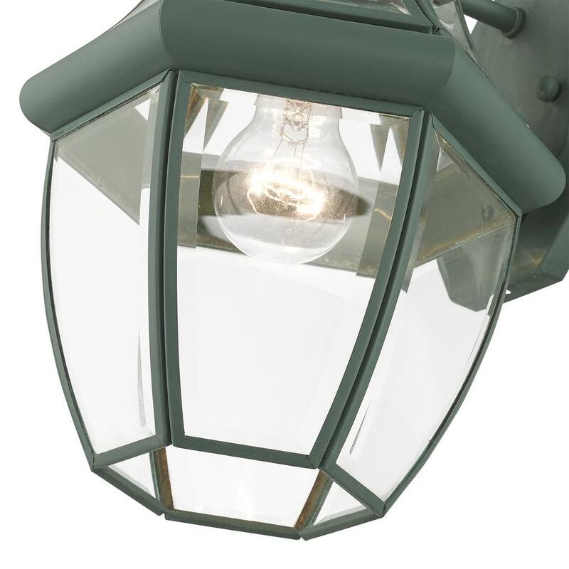 AVIANCE LIGHTING Linterna de Pared Exterior Dura Aston 14 pulgadas con Acabado Verdigris de 1 Luz y conexión Fija, No incluye focos - HD00629