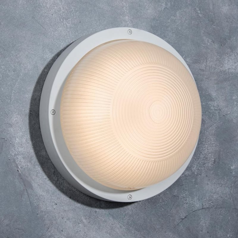 Lámpara de Pared de Embarcadero LUTEC Coastal Jacksonville Blanca con LED Integrado - 6381602331
