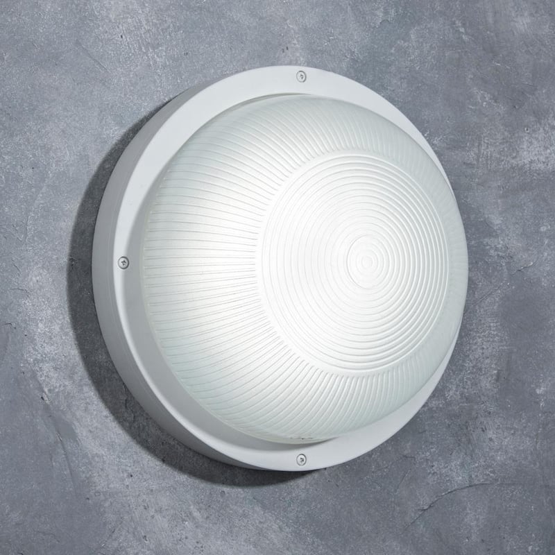 Lámpara de Pared de Embarcadero LUTEC Coastal Jacksonville Blanca con LED Integrado - 6381602331