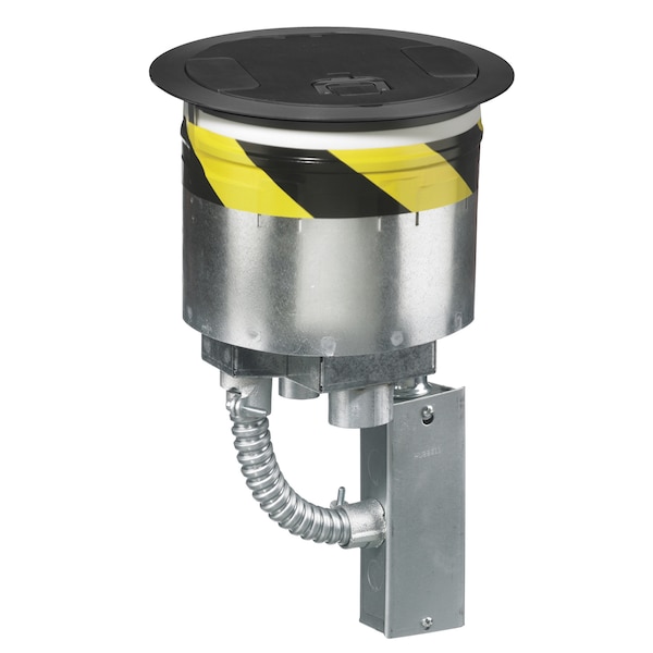 Hubbell Wiring Device-Kellems Recessed 8" Series, Kit - S1R8PT1BLK