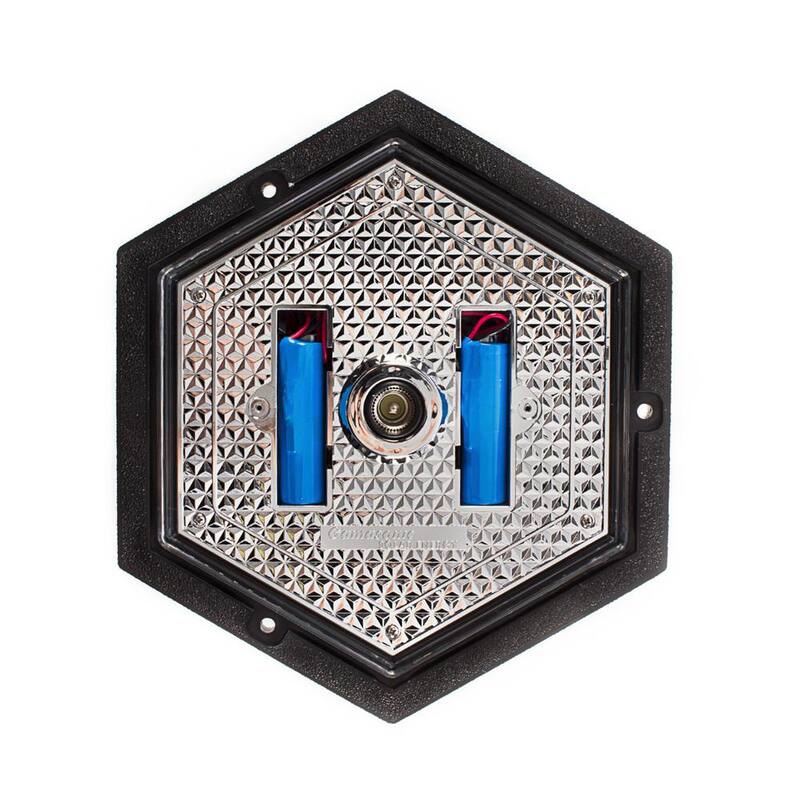 GAMA SONIC Polaris 1-Luz Negro Atardecer a Amanecer Lámpara de Pared Solar Exterior Integrada LED Blanco Cálido con Foco Incluido - 177010