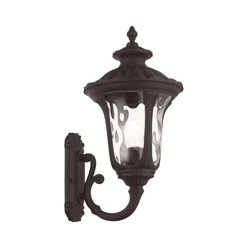 Livex Lighting Oxford 1-Luz Bronce Linterna de Pared Incandescente Exterior - 7852-07