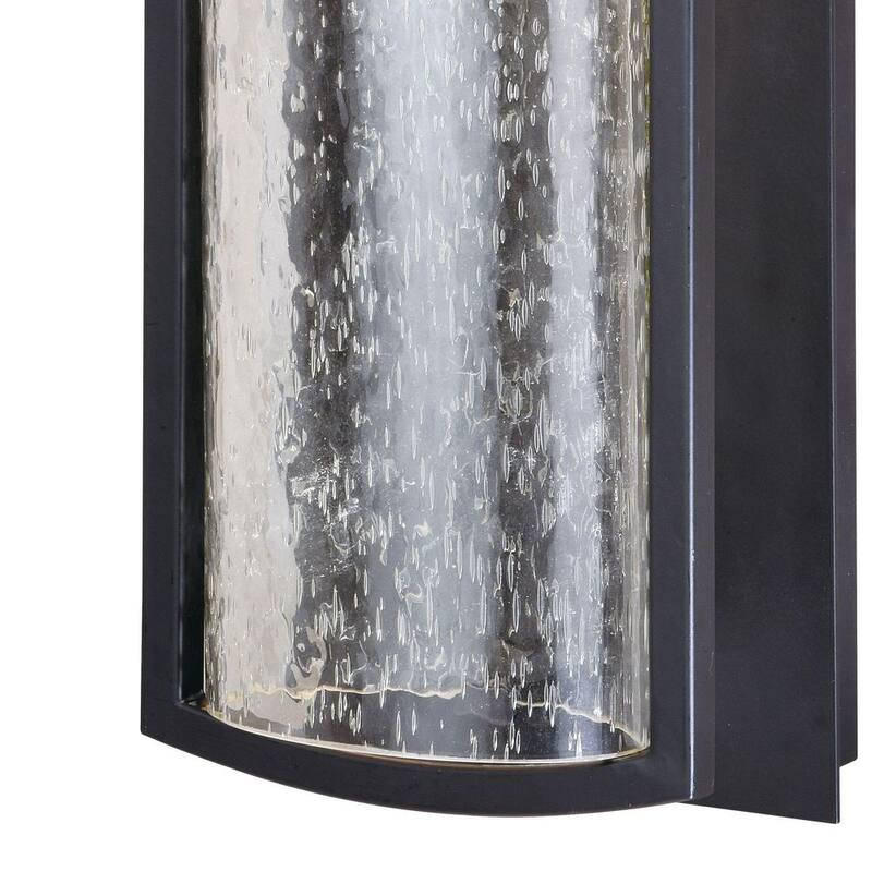 VAXCEL Logan Bronce LED Sensor de Movimiento al Anochecer al Amanecer Luz Exterior de Pared - T0389