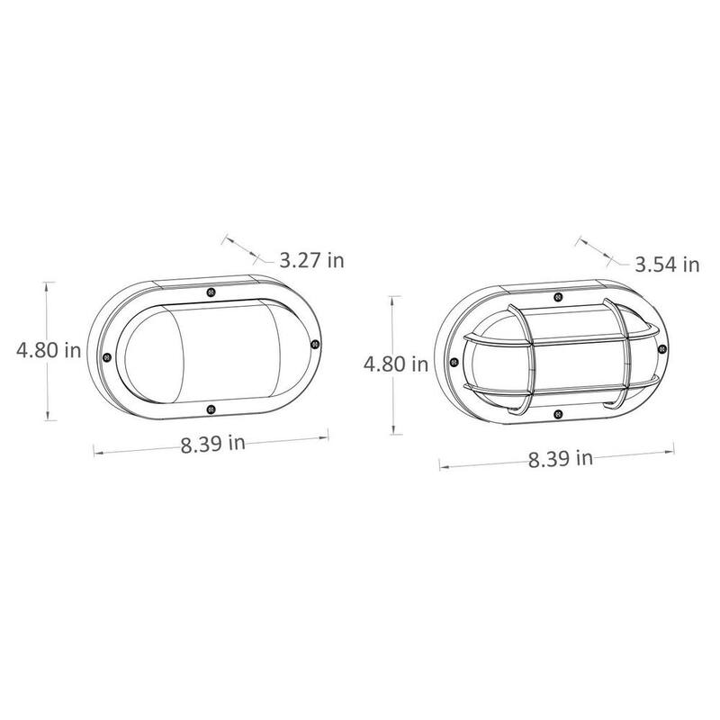 Lámpara de Pared Exterior Incorporada LED LUTEC Coastal San Diego Blanca - 6381501331
