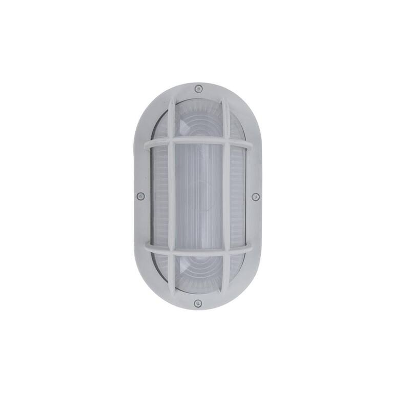 Lámpara de Pared Exterior Incorporada LED LUTEC Coastal San Diego Blanca - 6381501331
