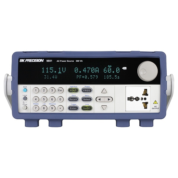 B&K Precision AC Power Supply, 110/220V AC, 300V AC, 300W, 3A - 9801