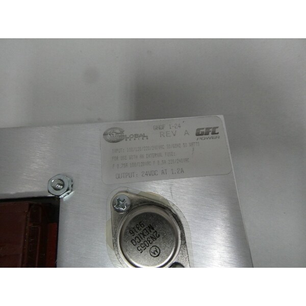 Global Power Supply, 100/120/220/240V AC, 24V DC, 50W, 1.2A - GHOF 1-24
