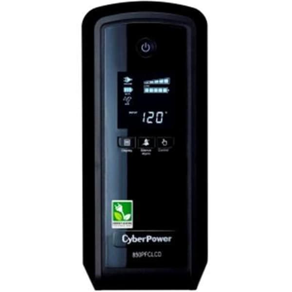 Cyberpower UPS System, 850VA, Line Interactive, Out: 120V AC In: 120V AC - CY87619