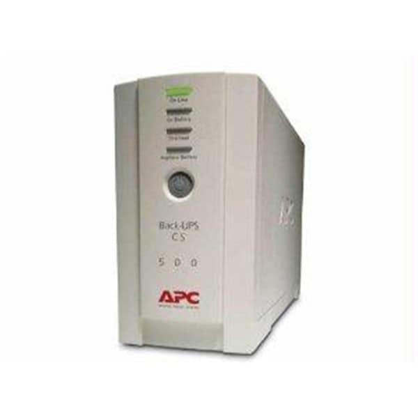 Schneider Electric Standby UPS System, 500VA, Standby, Out: 120V In: 120V - BK500