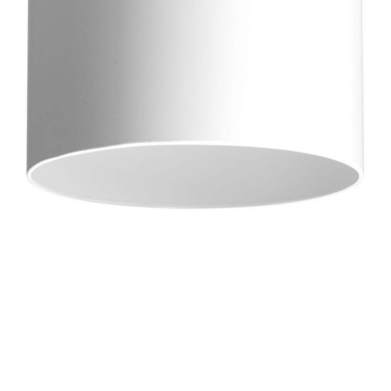 Colección de cilindros de iluminación Progress 5" Linterna de pared moderna exterior blanca polimérica - P5712-30