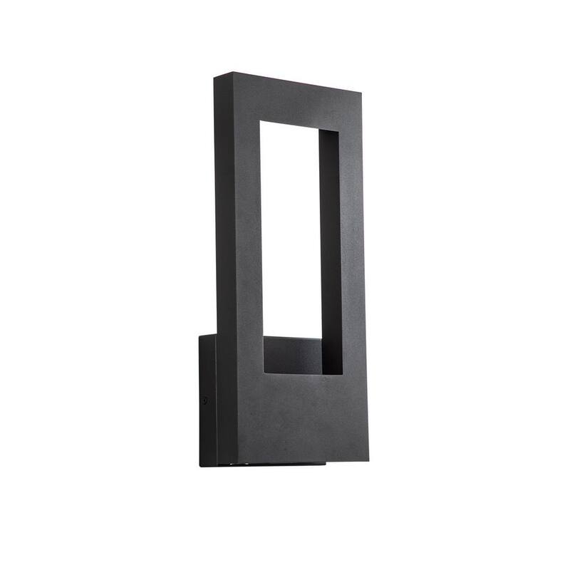EDISLIVE Lámpara de pared exterior integrada moderna LED Barry de 2 luces en color negro - 81010000046858