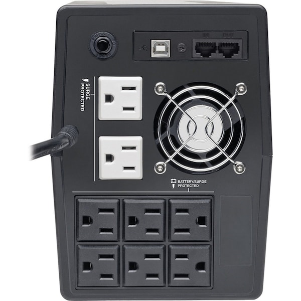 Tripp Lite Smart UPS, 1000VA, Line Interactive, Out: 110/115/120V In: 120V AC - OMNIVS1000LCD