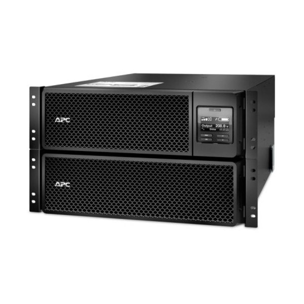 Apc UPS System, 8000VA, Online/Double Conversion, Out: 208/240V AC In: 208/240V AC - SRT8KRMXLT