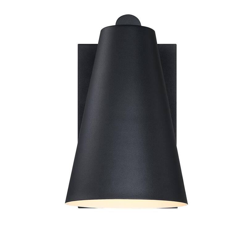 Linterna de candelabro de pared Designers Fountain Cedar Mist Negro Dark Sky para exteriores, con cableado duro y sin focos incluidos - D326M-11EW-BK