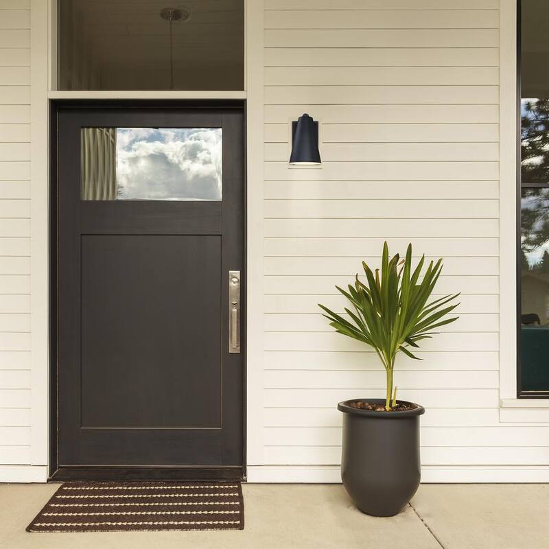 Linterna de candelabro de pared Designers Fountain Cedar Mist Negro Dark Sky para exteriores, con cableado duro y sin focos incluidos - D326M-11EW-BK