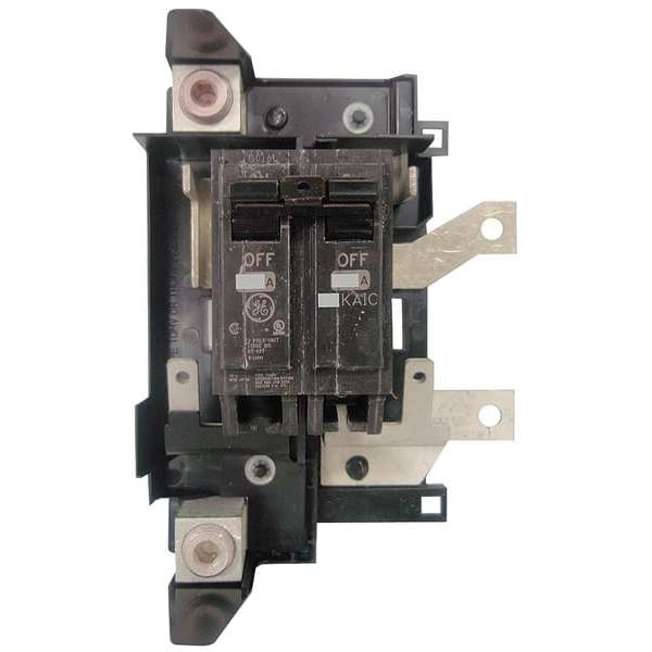Ge Miniature Circuit Breaker, THQMV Series, 100A, 2 Pole, 120/240V AC, 22kA at 240V AC - THQMV100D