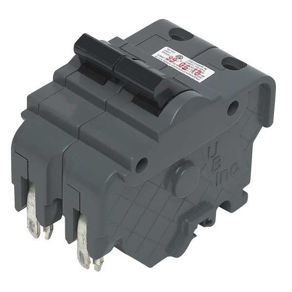 Federal Pacific Miniature Circuit Breaker, UBIF Series, 50A, 2 Pole, 120/240V AC, 10kA at 120/240V AC - UBIF250N