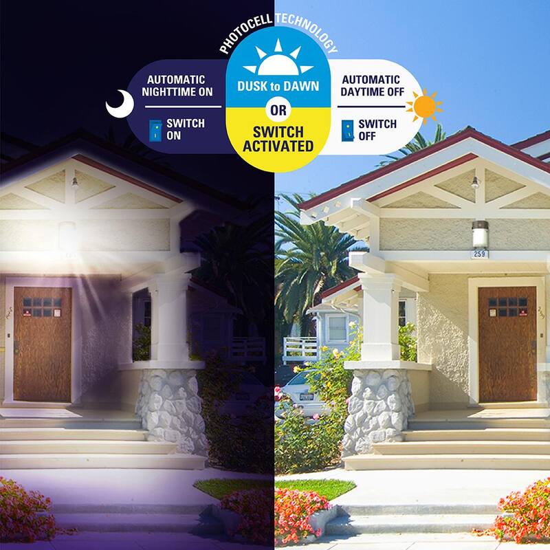 Lámpara de pared para exteriores HALO FE de 1 luz en bronce con LED y sensor de noche a amanecer - FE12S40FDB
