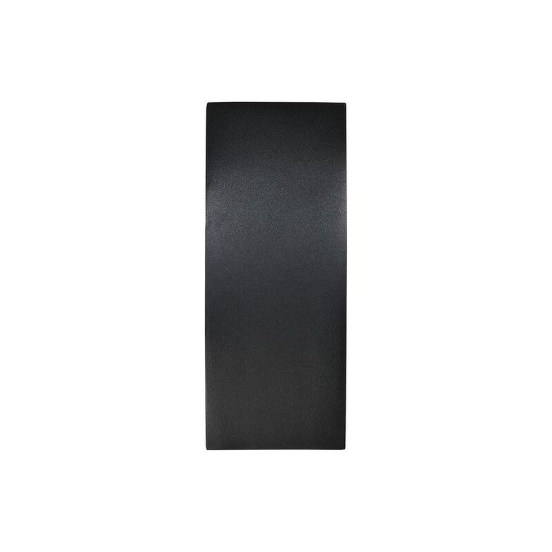 Colección de decoradores de hogar Gardi 11.75 in. 1-Luz Linterna de Pared Linterna de Pared de Exterior Integrada LED en Negro Arena con Vidrio Grabado - 23720